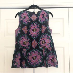 JCrew Peplum Top